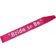 'Bride to Be' Sash (pink)